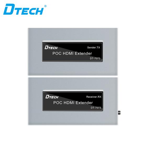OEM POC HDMI extender 50m 1080p 3d via cat5e/6e signal cable hdmi extender for computer projector monitor