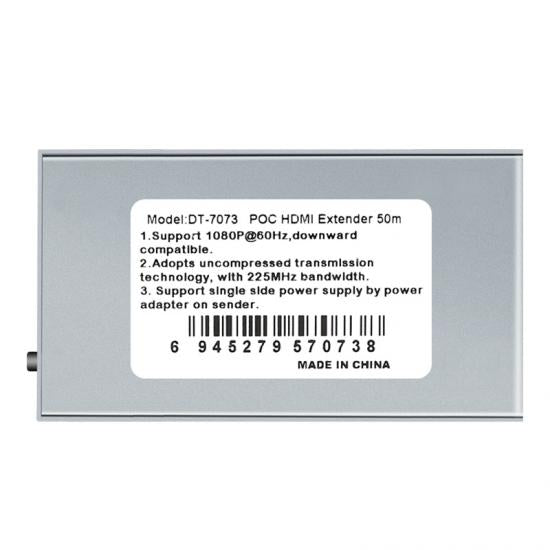 OEM POC HDMI extender 50m 1080p 3d via cat5e/6e signal cable hdmi extender for computer projector monitor