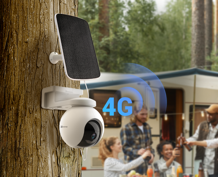 EB8 4G 2K Pan & Tilt 4G Battery Camera