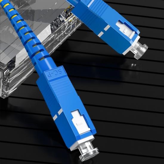 DTECH Patch Cord Cable SC to SC UPC Single-mode Single-core Optical Fiber Jumper for Data Centers