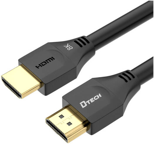 DTECH DT-H203 HDMI Cable, 8K @ 60Hz / 4k @ 120Hz Resolution, 48Gbps Bandwidth