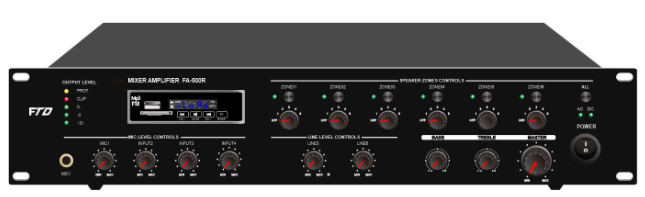 FA-120R 6 Zone 120W Mixer Amplifier