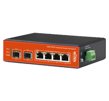Wi-Tek WI-PS206-I Industrial PoE Switches