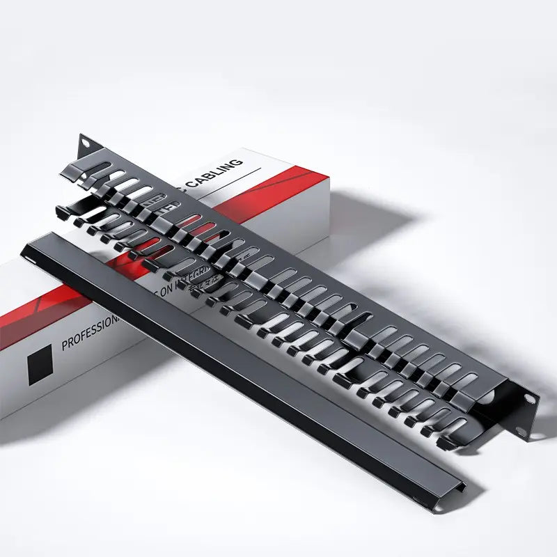 Metal 48 Port Network Slot Cabling Management 19 inch 1U Rack Mount Ca ...